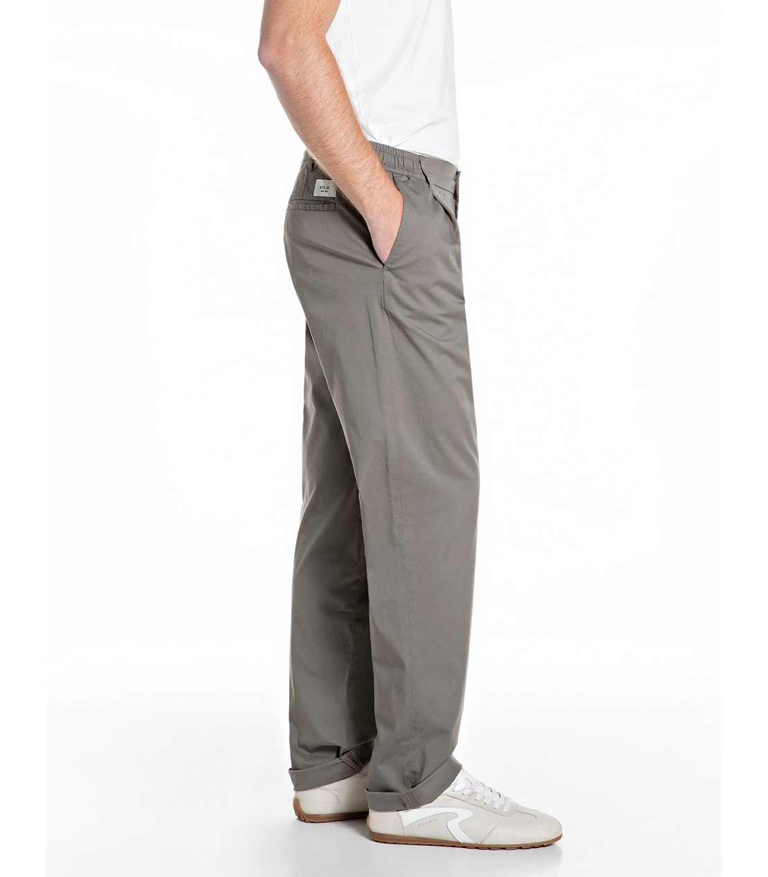 コンフォートコットンツイルパンツ 詳細画像 グレー 3